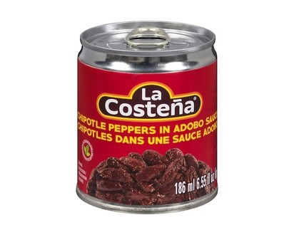 La Costena Chipotle Peppers in Adobo Sauce - 186.0 ML