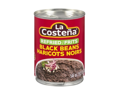 La Costena Refried Black Beans - 546.0 ML