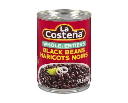 La Costena La Costeà±a Whole Black Beans - 540.0 ML