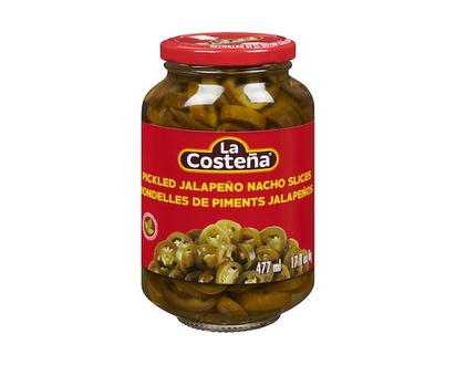 La Costena Pickled Jalapeà±o Nacho Slices - 477.0 ML
