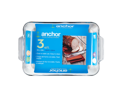 Anchor Hocking 3Qt Baking Dish - 1.0 EA