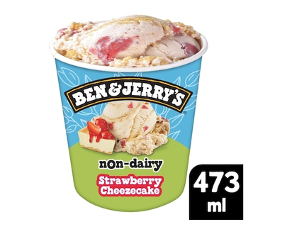 Ben & Jerry's Non-Dairy Strawberry Cheezecake Frozen Dessert - 473.0 ML