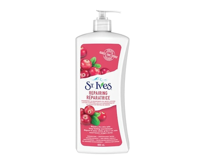 St. Ives Lotion pour le corps canneberge et huile de pépins de raisi - 600.0 ML