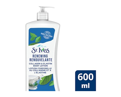 St. Ives Lotion Corporelle Renouvelante Collagène et Élastine hydratants de source naturelle - 600.0 ML