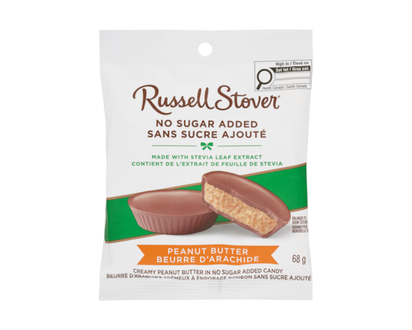 Russell Stover Creamy Peanut Butter In No Sugar Added Candy - 68.0 G