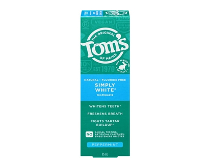 Tom's of Maine Whole Care Natural Toothpaste with Fluoride, Spearmint - 85.0 ML