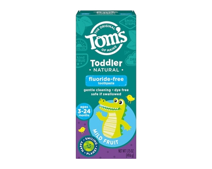 Tom's of Maine Toddler Fluoride-Free Natural Training Toothpaste, Mild fruit - 38.0 ML