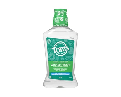 Tom's of Maine Rince-bouche sans fluorure Wicked Fresh Cool Mountain Mint 473ML - 473 ML