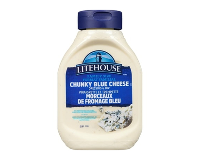 Litehouse Chunky Bleu Cheese Dressing Squeeze Bottle - 591.0 ML