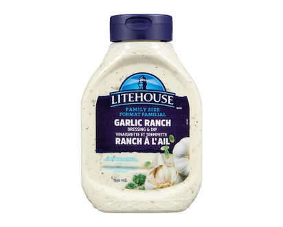Litehouse Dressing & Dip Garlic Ranch Family Size - 591.0 ML