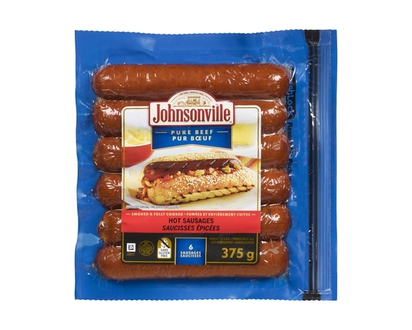 Johnsonville Hot Beef Sausage - 375.0 G