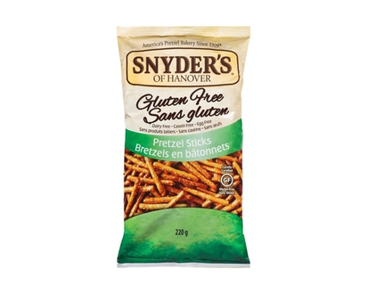 Snyders Sans Gluten Bretzels en Bâtonnets - 220.0 G