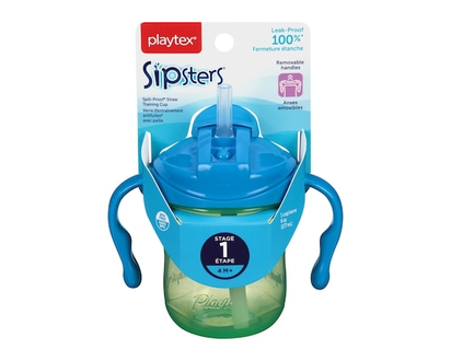 Playtex Stage 1 Sipsters Spill-Proof Straw Training Cup - 1 EA