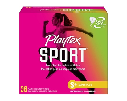 Playtex Sport Unscented Athletic Tampons, Super Plus - 36.0 EA