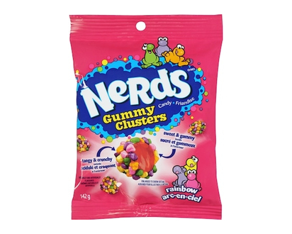 Wonka Nerds gummy clusters friandise arc-en-ciel - 142.0 G