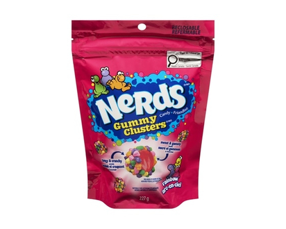 Wonka Nerds Gummy Clusters, Rainbow - 227.0 G