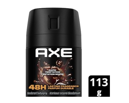 Axe Dark Temptation Deodorant Body Spray, Dark Chocolate - 113.0 G