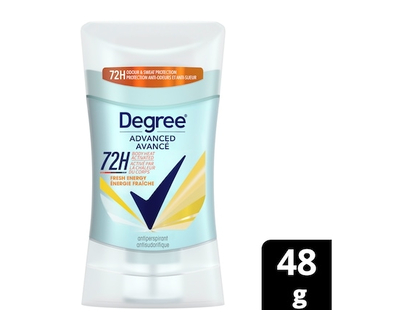 Degree Advanced Antiperspirant Stick Deodorant for 72h Sweat & Odour Protection Fresh Energy with MotionSense® Technology - 48.0 G