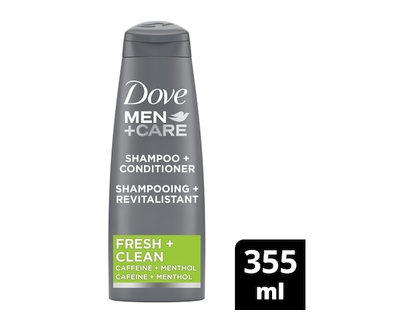 Shampooing & Revitalisant 2-en-1 Men+Care Fraîcheur et propreté avec menthol et caféine - 355.0 ML