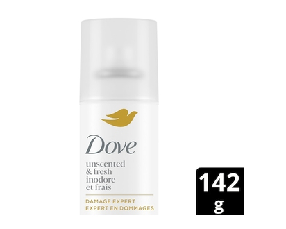 Dove Advanced Dry Shampoo Unscented 2-Day Freshness - 142.0 G