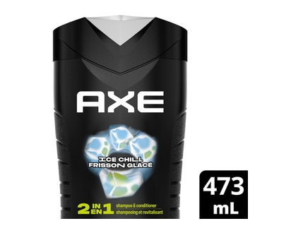 Axe 2-in-1 Shampoo and Conditioner for Clean & Strong Hair Ice Chill - 473.0 ML
