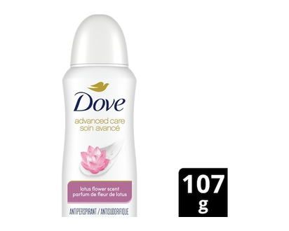 Dove Nourishing Secrets Dry Spray Antiperspirant Deodorant for Women Water lily & Cherry Blossom 48 Hour Sweat & Odour Protection 107 g - 107 G