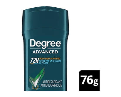 Degree Advanced AntiperspirantÂ Deodorant Stick for 72H Sweat & Odour Protection Workout Endure Men's Deodorant with MotionSense® Technology - 76.0 G