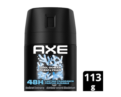 Axe Men's Deodorant Body Spray, Cool Ocean - 113.0 G