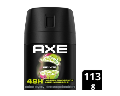 Axe Infinite Deodorant Body Spray, Grapefruit & Patchouli - 113.0 G