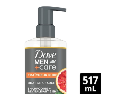 Dove Pure Fresh 2-in-1 Shampoo + Conditioner Orange & Sage - 517.0 ML
