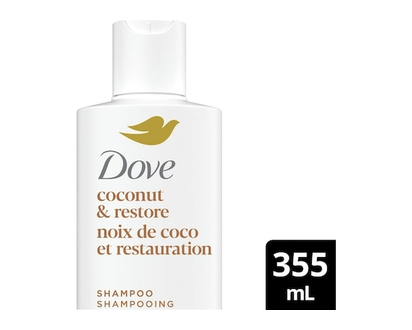 Dove Coconut Oil Shampoo Réparation & Brillance - 355.0 ML