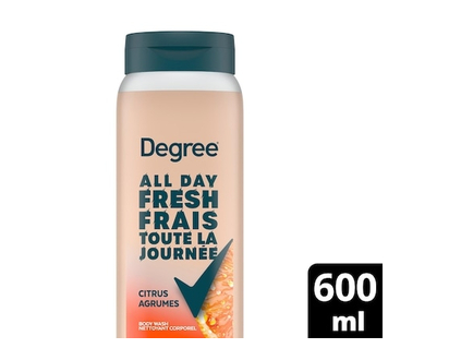 All Day Fresh Body Wash, Fresh Citrus, Plant Based Cleanser - 600.0 ML