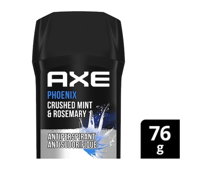 Axe Phoenix Antiperspirant Stick, Crushed Mint & Rosemary - 76.0 G