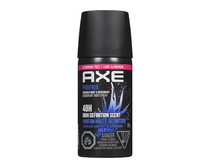 Axe Deodorants, Body Spray for men Phoenix antibacterial odour protection - 28.0 G