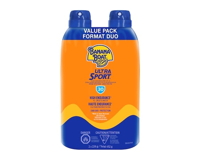 Banana Boat Ultra Sport™ Sunscreen Spray Spf 30 Twin Pack - 226 G