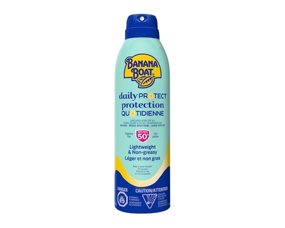 Banana Boat Daily Protect Daily Sunscreen Spray, SPF 50+ - 226.0 G