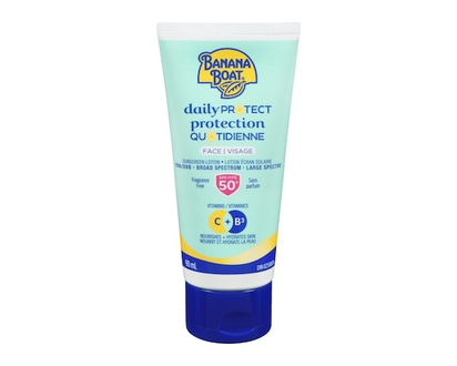 Banana Boat Daily Protect Face Sunscreen Lotion SPF 50+ - 90.0 ML