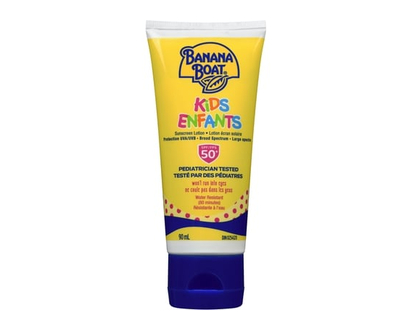 Banana Boat Kids Sunscreen Lotion SPF 50+, Travel Size - 90.0 ML