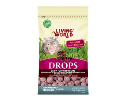 Living World Drops Régals À Saveur De Fruits Des Champs Pour Hamsters - 75.0 G