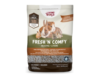 Living World Litière Fresh ’N Comfy brune - 10.0 L