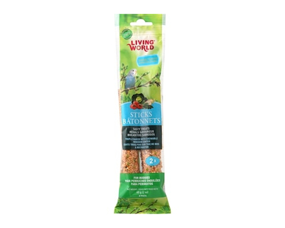 Living World Budgie Sticks Treats Vegetable Flavour - 60.0 G