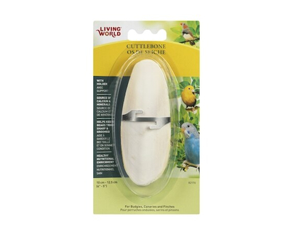Living World Cuttlebone For Parakeets, Finches And Canaries - 1.0 EA