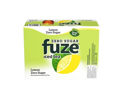 Fuze Iced Tea Zero Sugar Lemon Cans - 341.0 ML