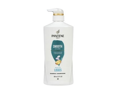 Pantene Smooth & Sleek 72 HR Smoothness Shampoo - 820.0 ML