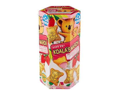 Lotte Koala'S March Cookies Strawberry - 41.0 G