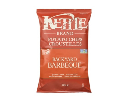 Kettle Brand Croustilles backyard barbeque - 198.0 G