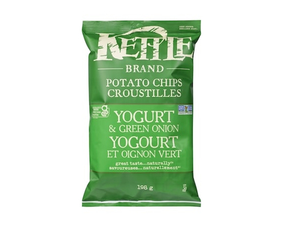 Kettle Potato Chips Yogurt & Green Onion - 198.0 G