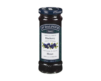 St Dalfour Deluxe Spread, Wild Blueberry - 225.0 ML