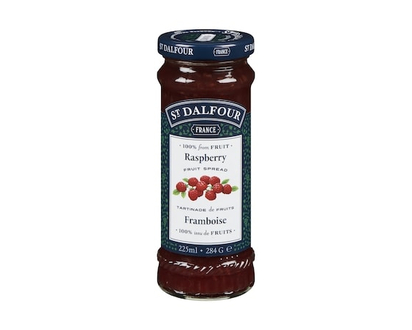 St Dalfour Deluxe Spread, Red Raspberry - 225.0 ML