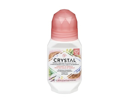 Crystal Mineral-Enriched Deodorant Roll-On Coconut & Vanilla - 60 ML